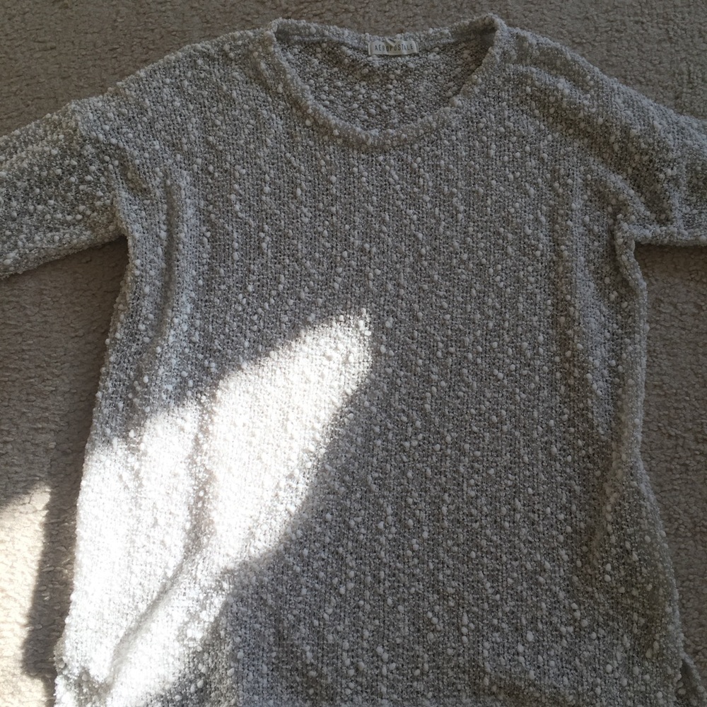 Oversized Sheer Popcorn Top
